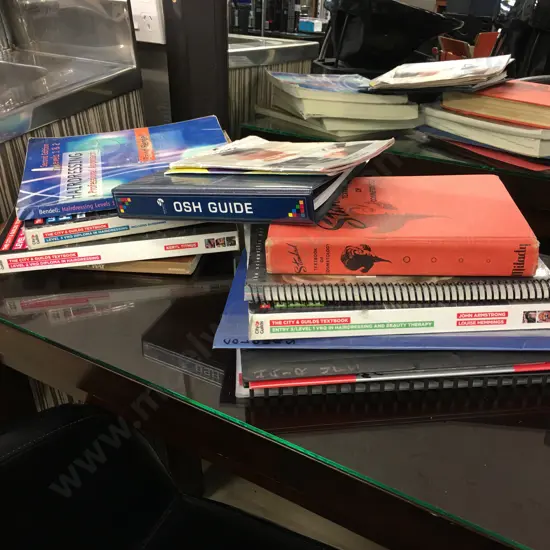 Assorted Hair Dressing Books, The City & Guilds Text Books, David Bendell Etc